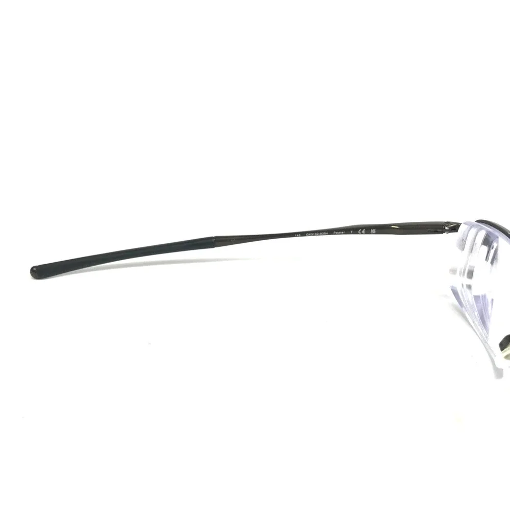 Oakley Eyeglasses Frame Clubface OX3102-0354 Pewter Rectangle Half Rim 54-17-145